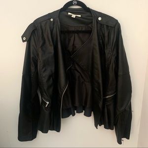 Women’s size L leather jacket